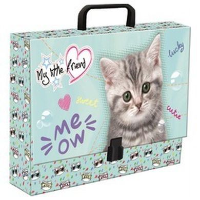 St.Majewski, My Little Friend, teczka z rączką A4, Mint Kitty, 1 szt.