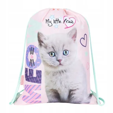 St.Majewski, My Little Friend, worek sportowy, Fluffy Kitty