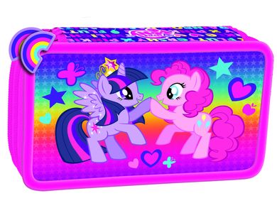 St.Majewski, My Little Pony, piórnik z wyposażeniem, róż