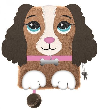 St.Majewski, pamiętnik 3D z kłódką, A5, włochacz, 96 kartek, Cavalier