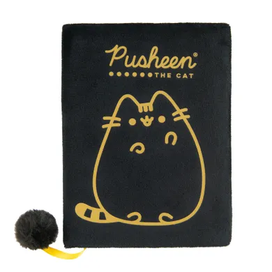 St.Majewski, Pusheen, notes pluszowy, czarny, linia, A5, 96k, 1 szt.