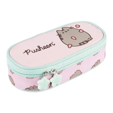 St.Majewski, Pusheen, piórnik owalny, Pink