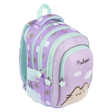 St.Majewski, Pusheen, plecak szkolny, 4-komorowy, Violet