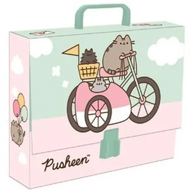 St.Majewski, Pusheen, teczka z rączką A4, 1 szt.