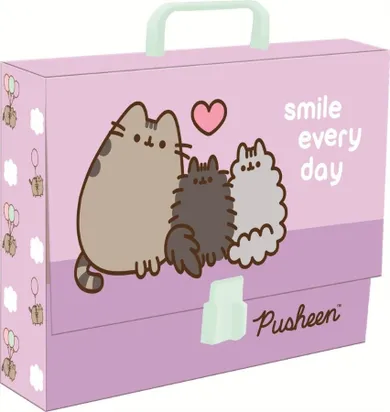St.Majewski, Pusheen, teczka z rączką A4, 1 szt.