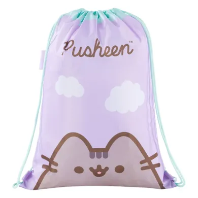 St.Majewski, Pusheen, worek sportowy, Violet
