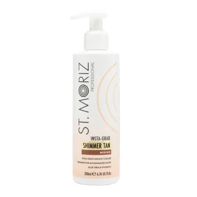 St.Moriz, Professional Insta-Grad Shimmer Tan, samoopalający balsam do ciała, 200 ml