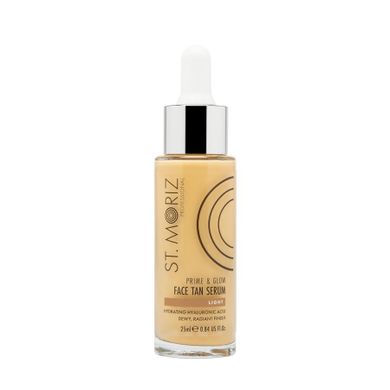 St.Moriz, Professional Prime & Glow Face Tan samoopalające serum do twarzy z kwasem hialuronowym, 25 ml