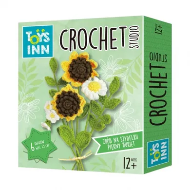 Stnux, Crochet Studio, zestaw do szydełkowania, słoneczniki