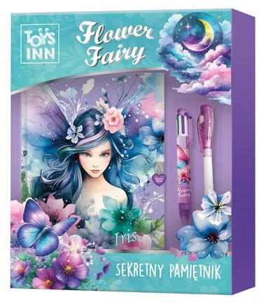 Stnux, Flower Fairy, pamiętnik na kłódkę, Iris