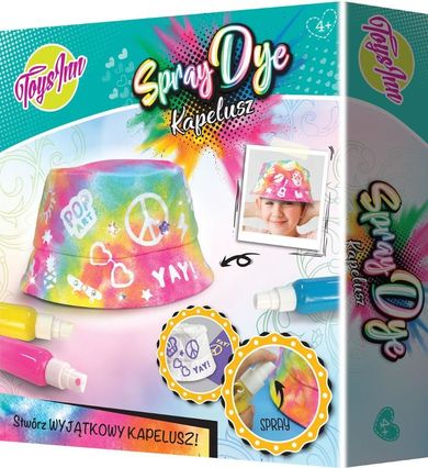 Stnux, kapelusz, zestaw tie dye