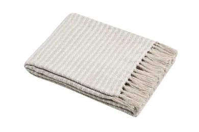 Stof, Balma, koc bawełniany z frędzlami, 125-150 cm