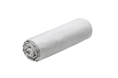 Stof, bawełniane prześcieradło na gumce, szare, Elysee