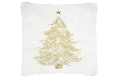Stof, Klaus, poduszka świąteczna, z choinką, 45-45 cm