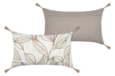 Stof, poduszka dekoracyjna hemera z frędzlami, 50-30 cm