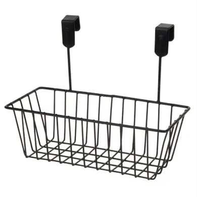 Storage Solutions, metalowy koszyk do zawieszenia na drzwiach, 28-15-21 cm