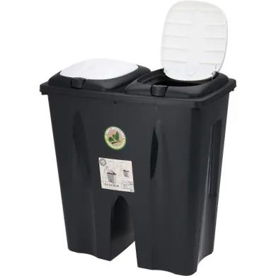 Storage Solutions, podwójny kosz na śmieci, 2-25 l