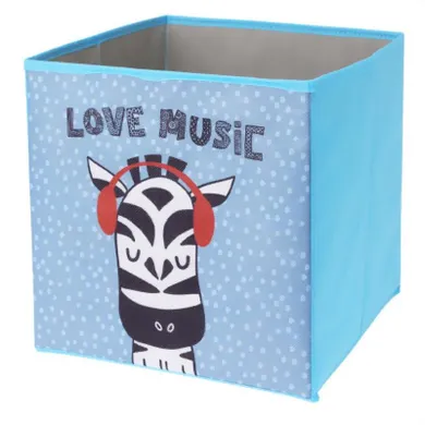 Storage Solutions, pudełko tekstylne do pokoju dziecięcego, 30-30-30 cm