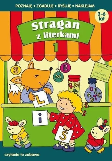 Stragan z literkami 1