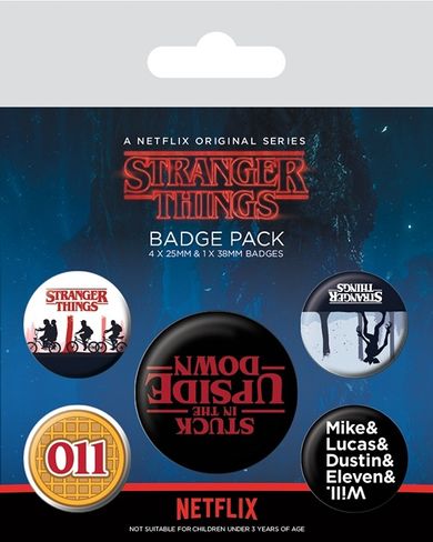 Stranger Things, przypinki