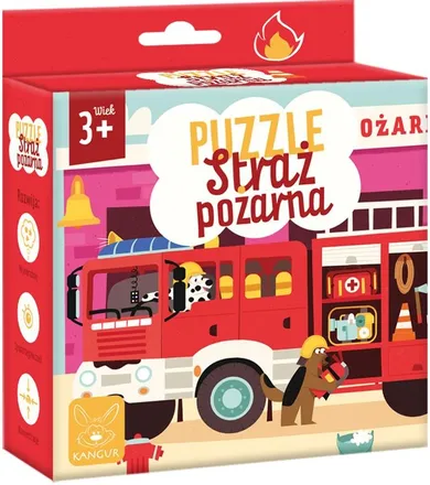 Straż Pożarna. Puzzle 3+