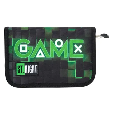 St.Right, piórnik rozkładany, pojedynczy, Green Game