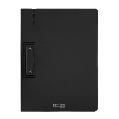 Strigo, deska z bocznym klipem, A4, czarna, 1 szt.