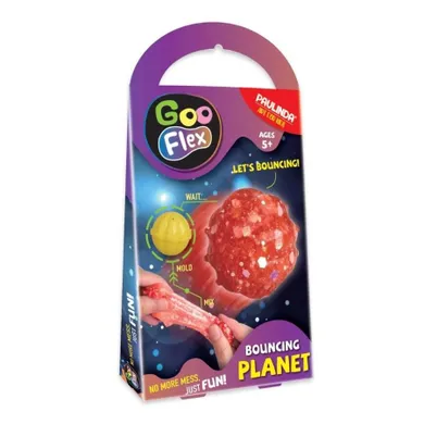 Strigo, Goo Flex, zestaw do zrobienia piłeczki kauczukowej, czerwony, zestaw kreatywny