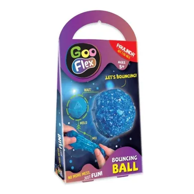 Strigo, Goo Flex, zestaw do zrobienia piłeczki kauczukowej, niebieska