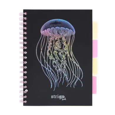 Strigo, Pads, kołozeszyt B5, 100 kartek, kratka, Głębiny, Meduza, 1 szt.