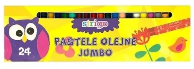 Strigo, pastele olejne, 24 kolory