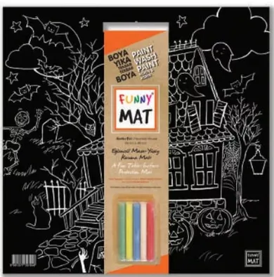 Strigo, podkładka na biurko z kredą, mata do malowania, Halloween