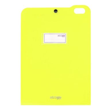 Strigo, teczka A4 z 5 przekładkami, V-file, neonowy zielony, 1 szt.