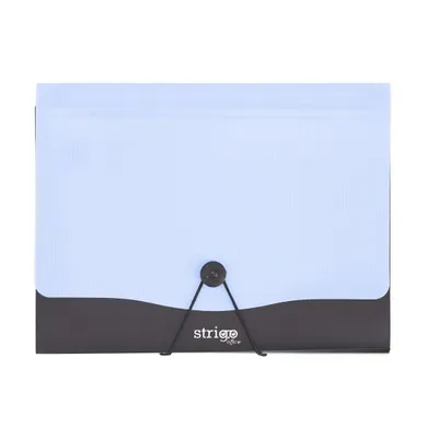 Strigo, Vfile, teczka z 13 przekładkami, A4, błękitna, 1 szt.