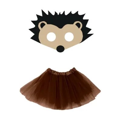 Strój jeża, spódniczka tutu i maska
