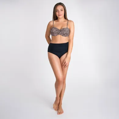 Strój kąpielowy damski dwuczęściowy, czarny, Yoclub