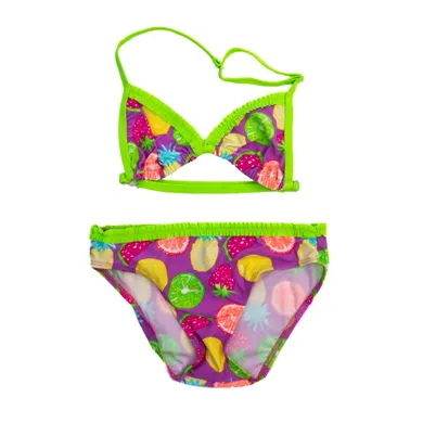 Strój kąpielowy dziewczęcy dwuczęściowy, fioletowy, Mariss