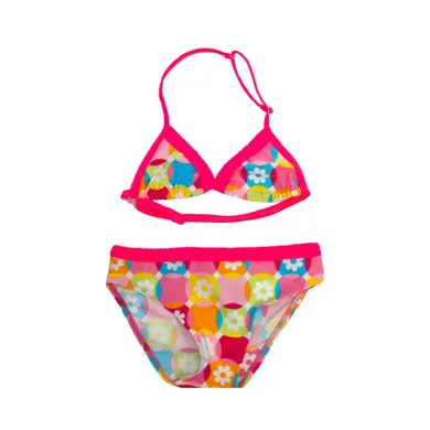 Strój kąpielowy dziewczęcy dwuczęściowy, różowy, Mariss