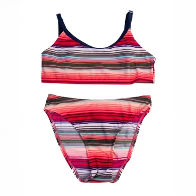 Strój kąpielowy dziewczęcy dwuczęściowy, różowy, Mariss