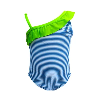 Strój kąpielowy dziewczęcy jednoczęściowy, niebieski, Mariss