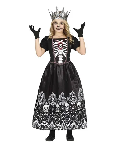 Strój, sukienka, szkielet, rozmiar 134/140