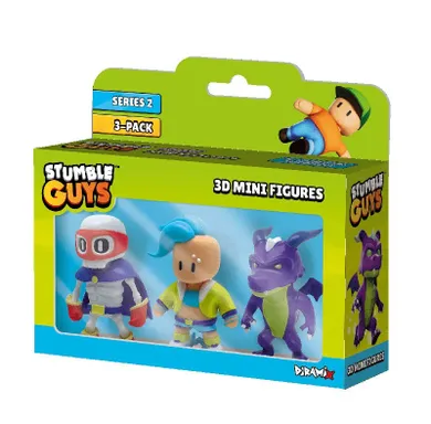 Stumble Guys, Stumble Guys, zestaw mini figurek, 3 szt.