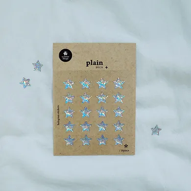 Suatelier, naklejki holo, wypukłe gwiazdy