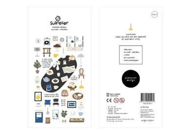 Suatelier, naklejki ozdobne, Dzień z kawą