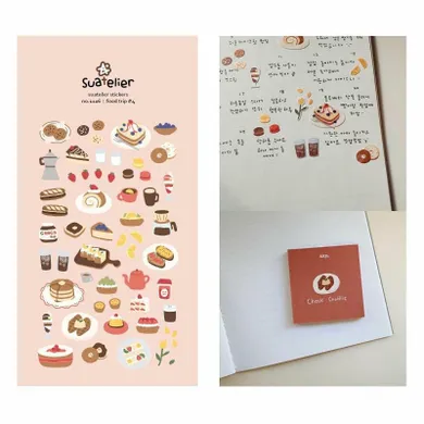 Suatelier, naklejki ozdobne, Słodycze