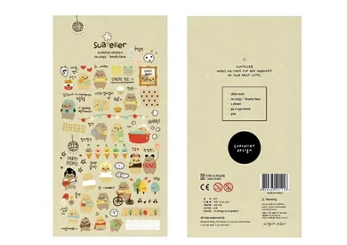 Suatelier, naklejki ozdobne, Zwierzęta Misie