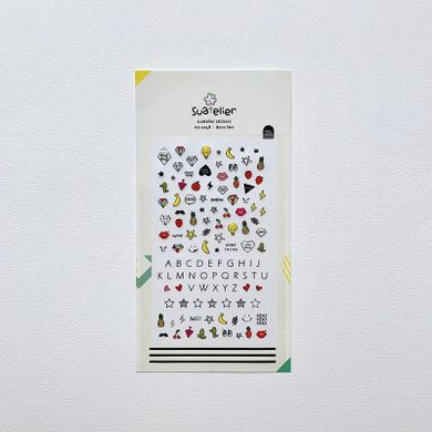 Suatelier, naklejki, symbole