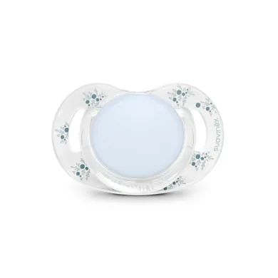 Suavinex, SX Pro, Poetry, smoczek fizjologiczny, silikonowy, niebieski, 0-6 m