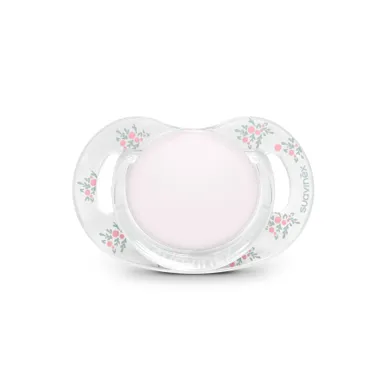 Suavinex, SX Pro, Poetry, smoczek fizjologiczny, silikonowy, różowy, 0-6 m