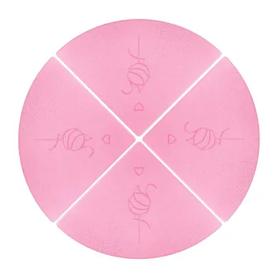 SugarPowder, Trójcioszek, trójkątna gąbeczka do makijażu, 4 szt.